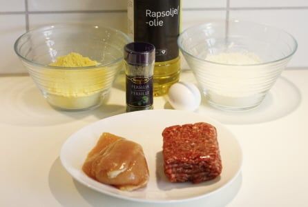 Ingrediensene man trenger