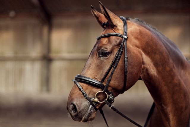 Brun hest